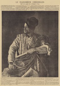 Chedingen, chef de la mission du roi dahoméen Béhanzin à Paris - Fortune Louis Meaulle