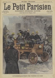 Camion de pompiers électrique de la brigade des sapeurs-pompiers de Paris