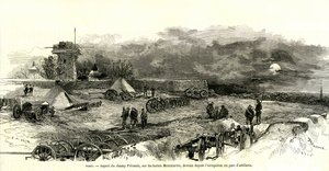 La tour de Solferino, construite sur la Butte Montmartre à Paris en 1859, approximativement sur le site de l