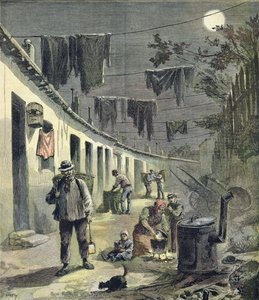 Les chiffonniers de Paris, illustration du supplément illustré du Petit Journal, 27 août 1892