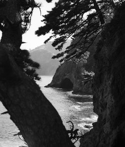 Côte japonaise sur le Pacifique près d