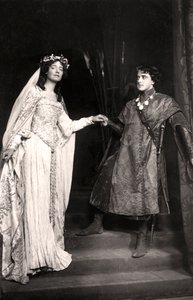 Dorothea Baird 1875-1933 et Harcourt Williams 1880-1957 dans Paola et Francesca, 1907