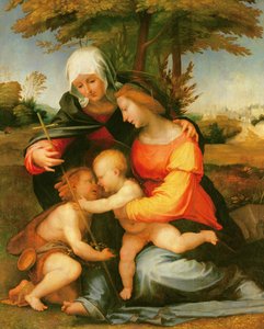 Madone et Enfant : Sainte Élisabeth et le jeune Saint Jean-Baptiste