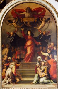 Notre-Dame de la Miséricorde, par Bartolomeo della Porta, connu sous le nom de Fra Bartolomeo (1472-1517)