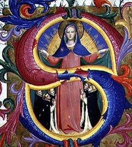 Initiale historiée 