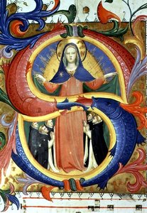 Initiale historiée 