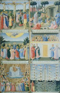 Armadio degli Argenti (Coffre en argent) avec la vie de Jésus - Fra (c.1387 1455) Angelico