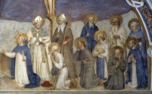 Crucifixion avec saints (détail)
