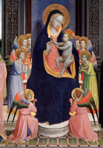 Madone et enfant avec des anges (détail)