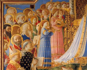 Le Couronnement de la Vierge (détail) - Fra  Angelico