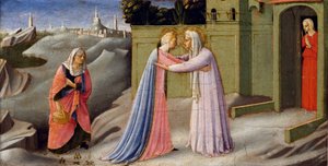 La Visitation (retable), peinture de Fra Angelico, vers 1440