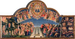 Le Jugement dernier Jésus-Christ dans une mandorle