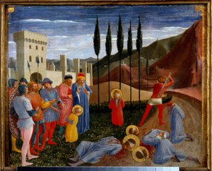 Le martyre des saints Cosme et Damien - Fra  Angelico