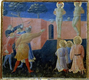 Crucifixion et lapidation de Saint Cosme