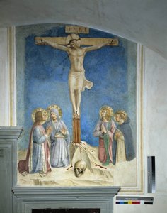 Crucifixion avec la Vierge Marie et Saint Cosme