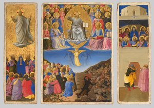 Italien : Trittico (Ascensione, Giudizio Universale, Pentecoste) Triptyque du Jugement dernier, de l