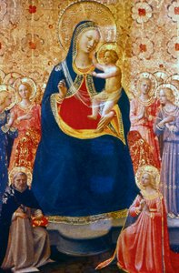 Madone et Enfant avec des saints