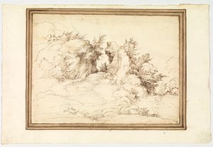 Chemin entre les rochers - Fra Bartolomeo