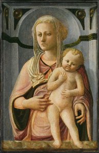 Madone et enfant (détail) - Fra Filippo Lippi