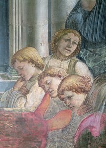 La Célébration des Reliques de Saint Étienne (détail des choristes)