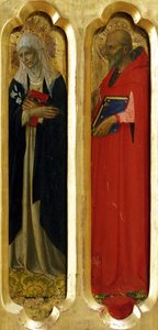 Sainte Catherine de Sienne et Saint Jérôme du retable de Pérouse, ca 1437