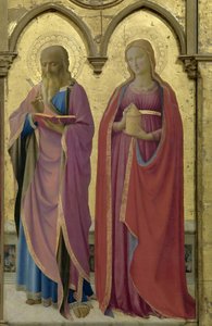Saints Matthieu et Marie-Madeleine. Polyptyque de Cortona
