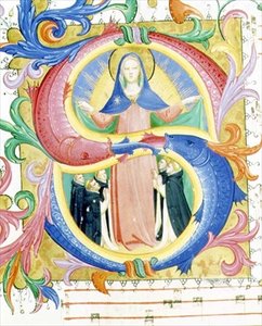 Missel 558 f.156v Initiale historiée 