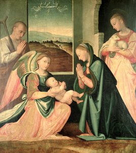 La Sainte Famille avec Sainte Agnès - Fra da Pistoia Paolino