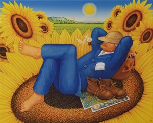 Les tournesols de Van Gogh, 1998
