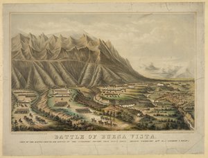 Préparatifs pour la bataille de Buena Vista également connue sous le nom de bataille d