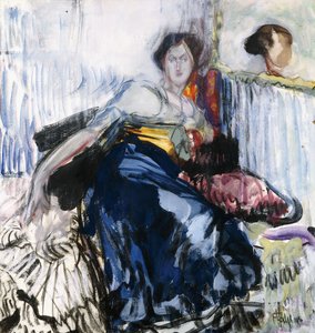 Femme allongée - Frances Hodgkins