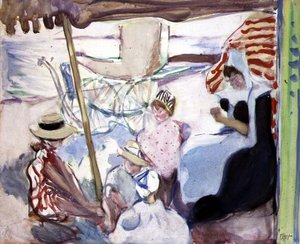 Le pique-nique, vers 1914