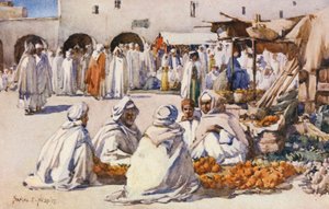 Le marché aux fruits, Biskra - Frances Nesbitt