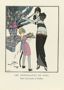 Les Préparatifs de Noël, pub. 1914 - Francesc Xavier Gosé