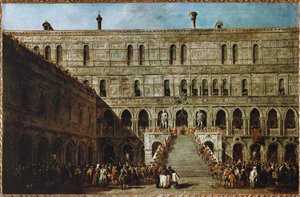 Couronnement du Doge de Venise sur l