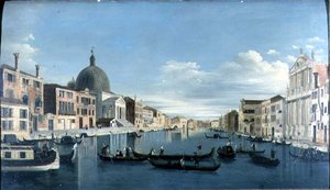 Le Grand Canal, Venise avec San Simeon Piccolo