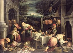 Jésus avec Marie et Marthe