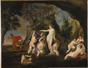 Acteon metamorphose en cerf - Actaion changed into a stag ... - Francesco Albani