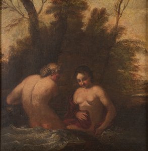 Zwei badende Nymphen - Francesco Albani