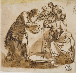 Naissance de la Vierge - Francesco Allegrini