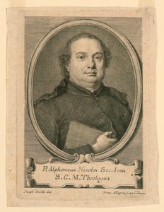 Portrait de P. Alphonsus Nicolai de la Société de Jésus