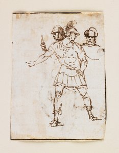 Étude de deux soldats romains et d