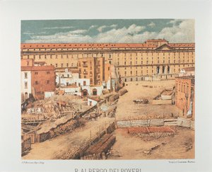 Italie, Naples, Albergo dei Poveri (Hospice des Pauvres) 1889