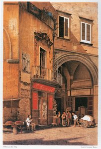 Italie, Naples, rue Sedile di Porto