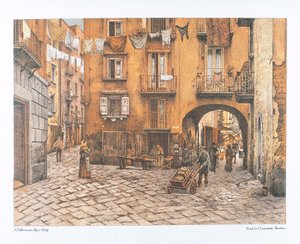 Italie, Naples, Sopportico de