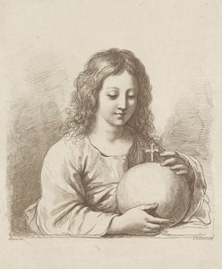 Christ avec globe - Francesco Bartolozzi