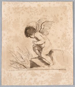 Cupidon avec une flèche