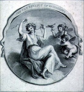 Conception pour une carte de bienfaisance - Francesco Bartolozzi