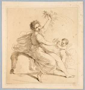 Flore, avec un garçon