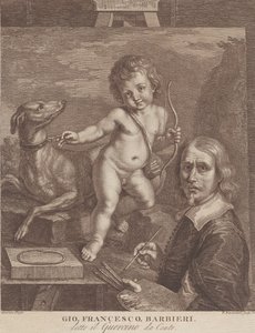 Autoportrait de Guercino - Francesco Bartolozzi
